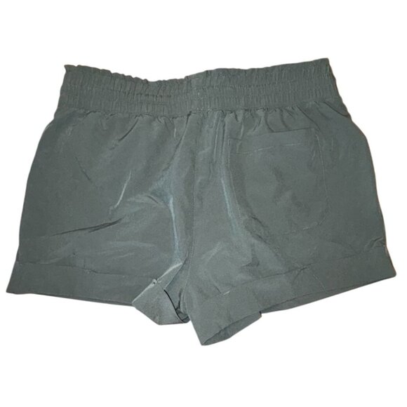 90 Degrees Womens Elastic Waist Light Weight Shorts-Green-Large-GUC - Picture 4 of 5